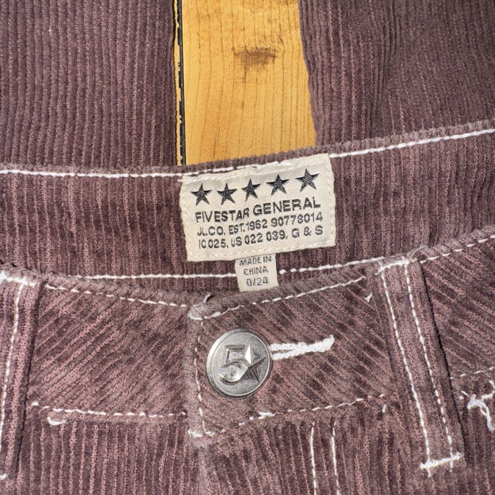 Vintage Five Star General Corduroy Carpenter Pants Brown 28x32 Size US 28 / EU 44 - 5 Thumbnail