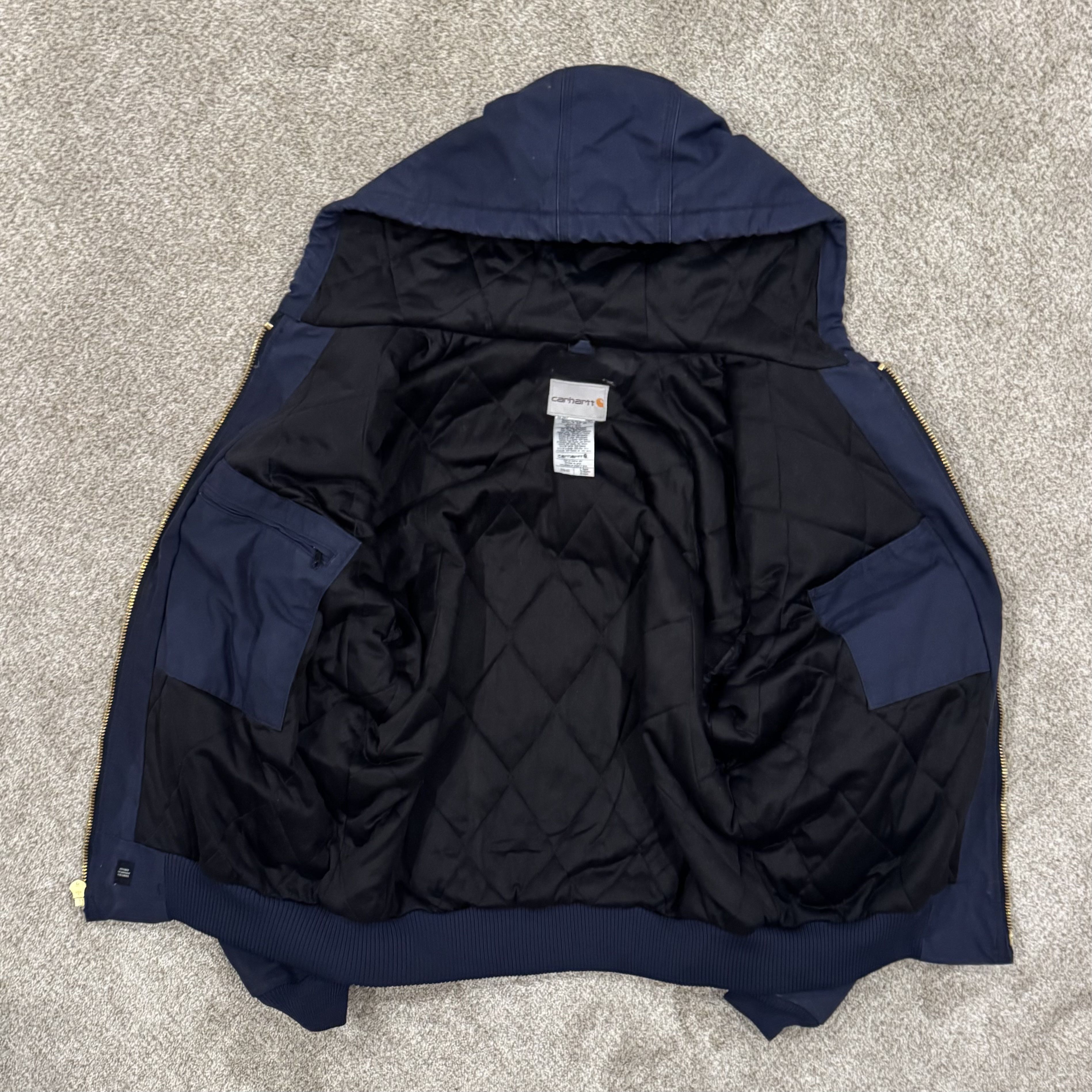 Carhartt Carhartt Men's Navy and Blue Jacket Size US XL / EU 56 / 4 - 2 Thumbnail