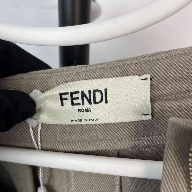 Fendi Fendi Military green pocketed half-skirt Size 24" / US 00 / IT 34 - 7 Thumbnail