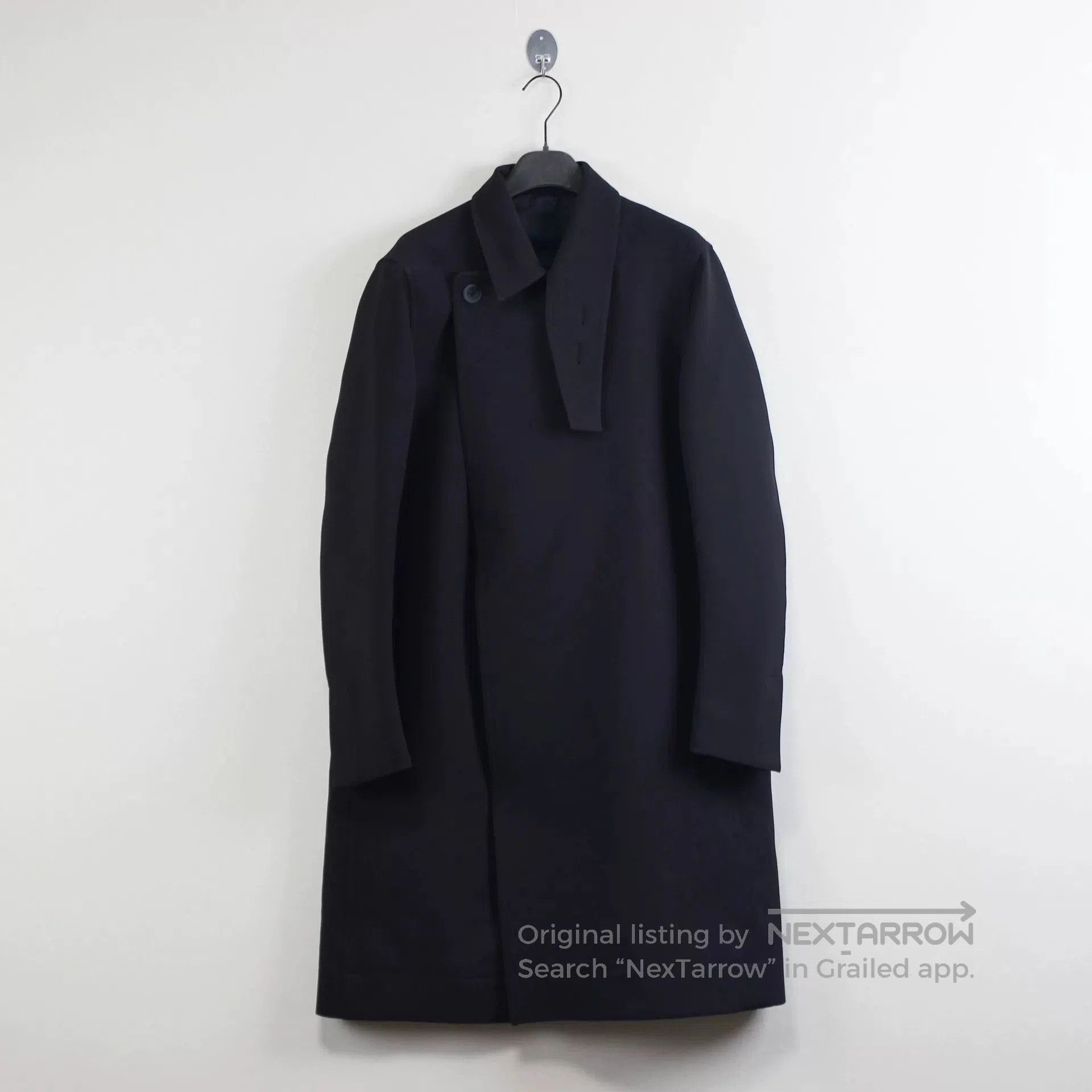 Rick Owens rick owens long black trench coat. Size US L / EU 52-54 / 3 - 1 Thumbnail