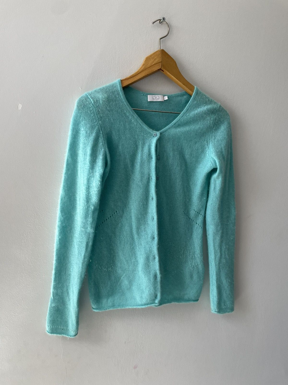Vintage Silk and cashmere cardigan Size S / US 4 / IT 40 - 3 Thumbnail