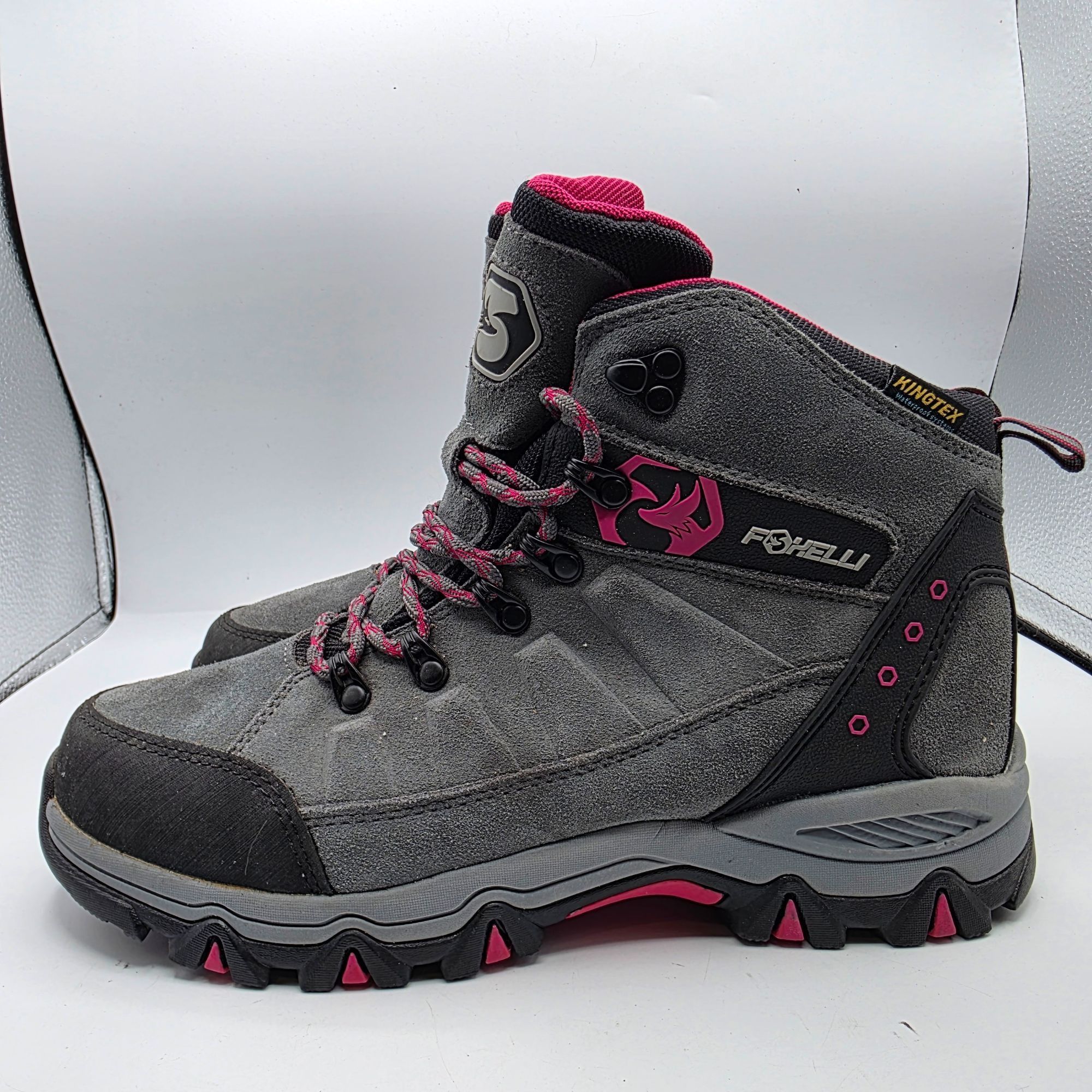 Other Foxelli Womens Size 10 Gray Pink Hiking Boots Camping Outdoo Size US 10 / IT 40 - 13 Thumbnail