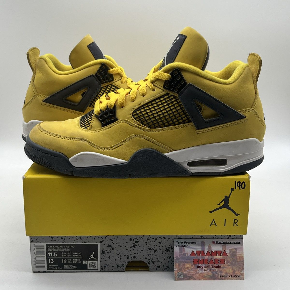 Jordan Brand Air Jordan 4 lightning Size US 11.5 / EU 44-45 - 1 Thumbnail