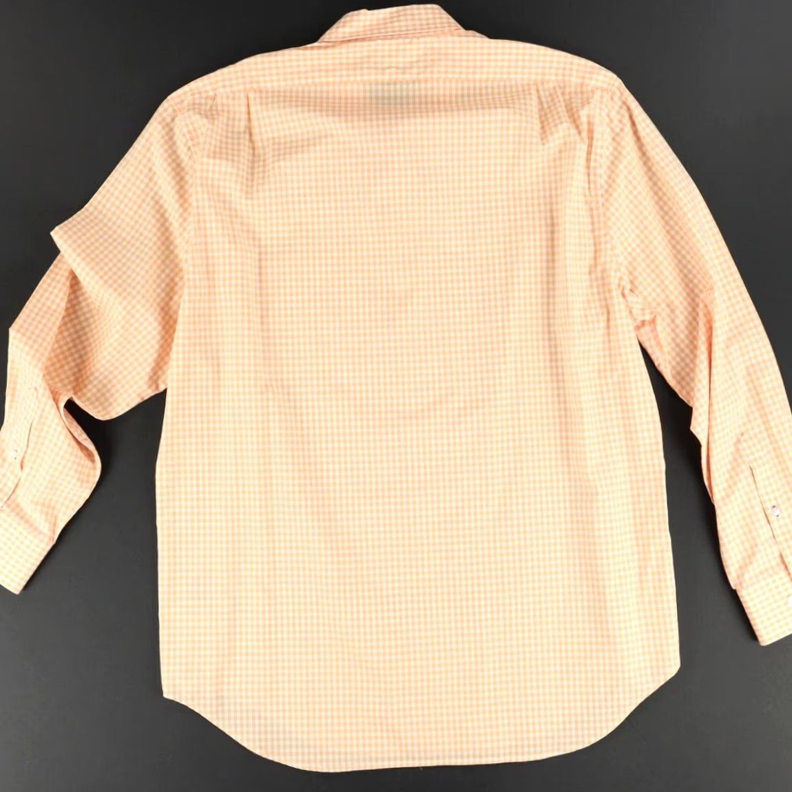 Vintage Lincs Shirt Orange XL Long Sleeve Button Down Cotton Check Men Size US XL / EU 56 / 4 - 4 Thumbnail