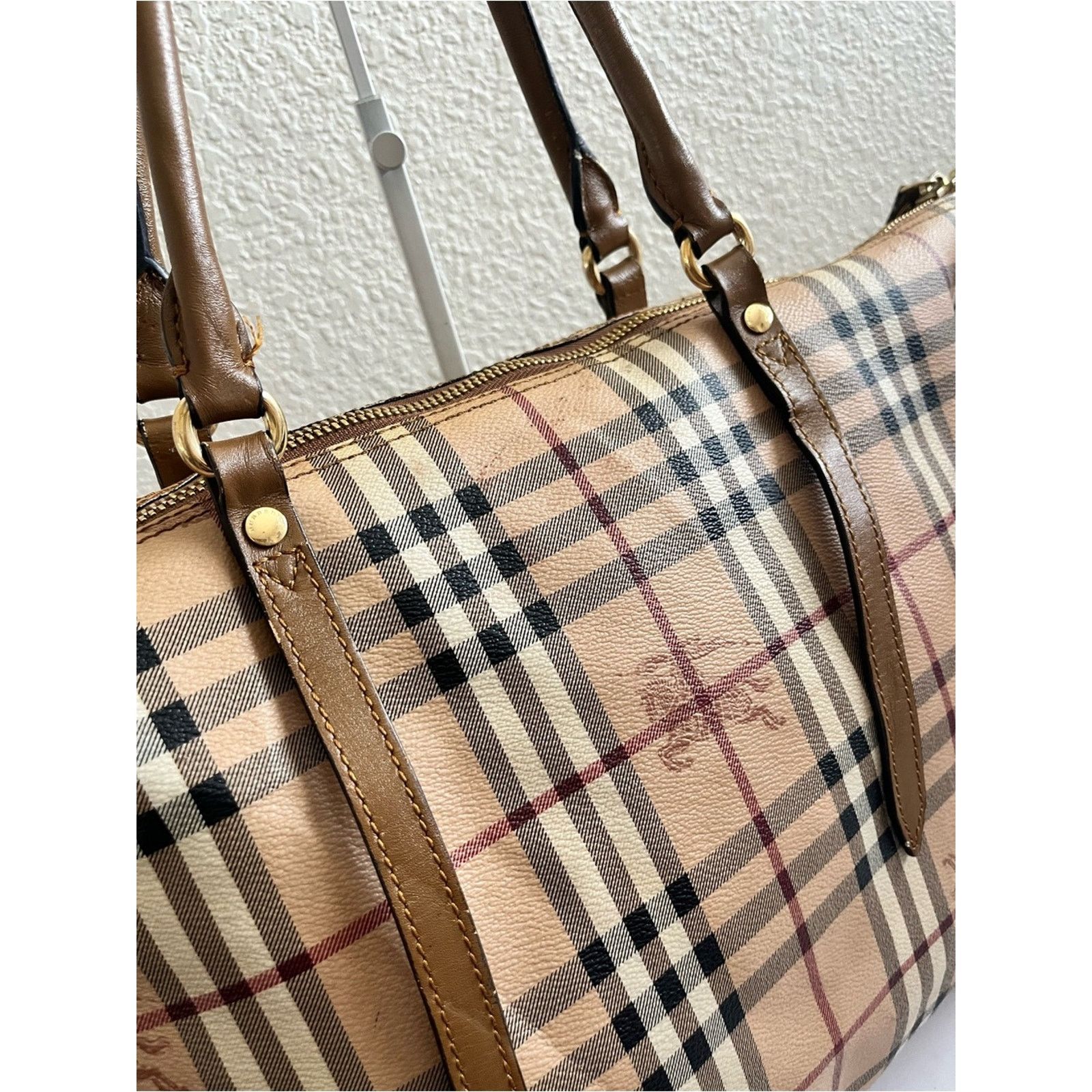Burberry Burberry Haymarket Canterbury tote bag Size ONE SIZE - 12 Thumbnail