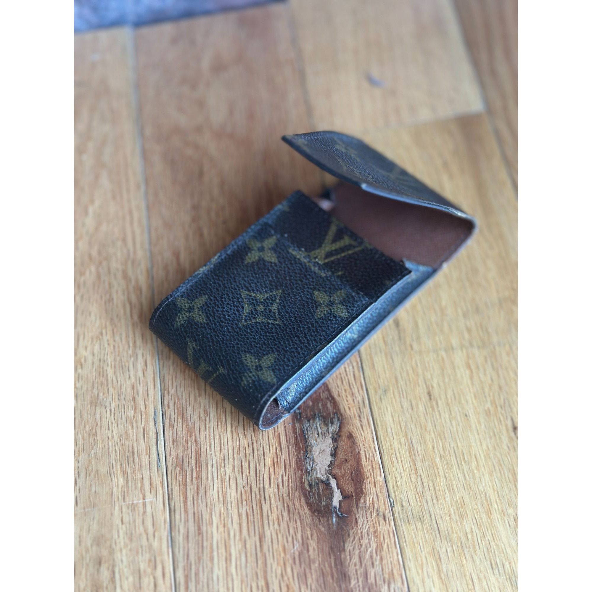 Louis Vuitton LOUIS VUITTON MONOGRAM BROWN TOBACCO M63024 CIGARETTE CASE Size ONE SIZE - 6 Thumbnail