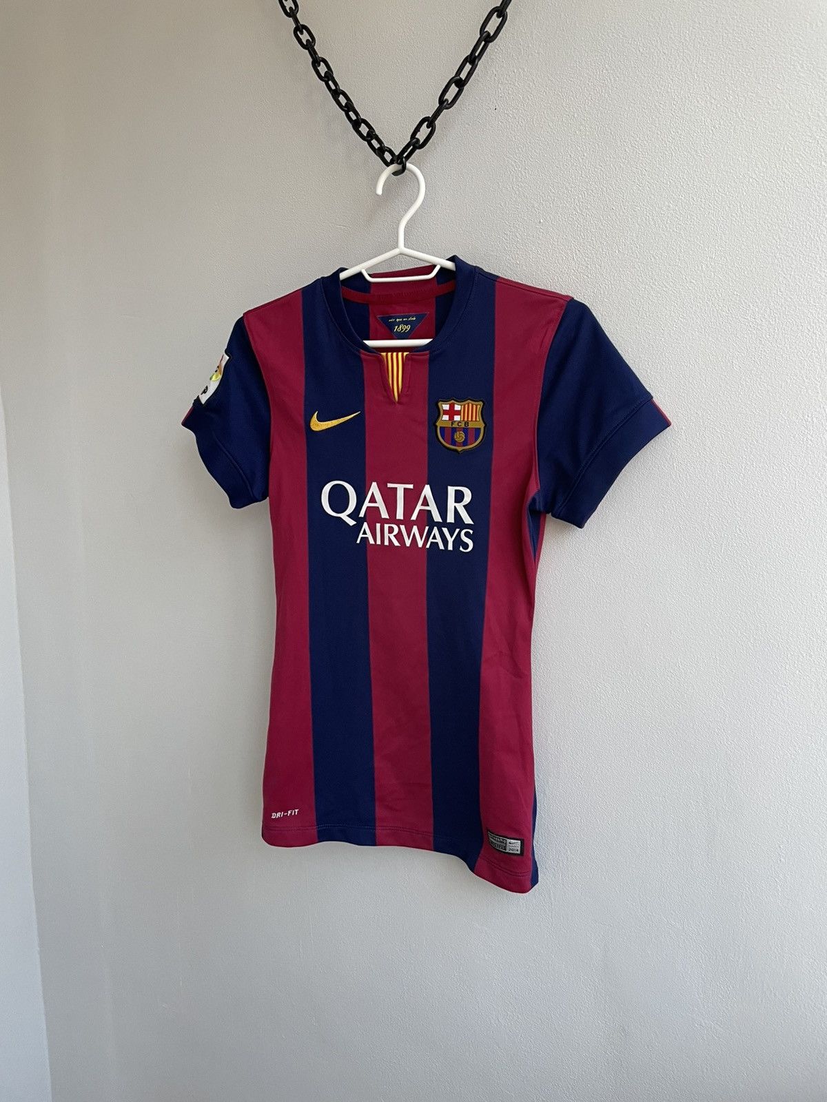 Nike Barcelona 2014 2015 Home Shirt Football Soccer Jersey Nike Size XS / US 0-2 / IT 36-38 - 2 Thumbnail