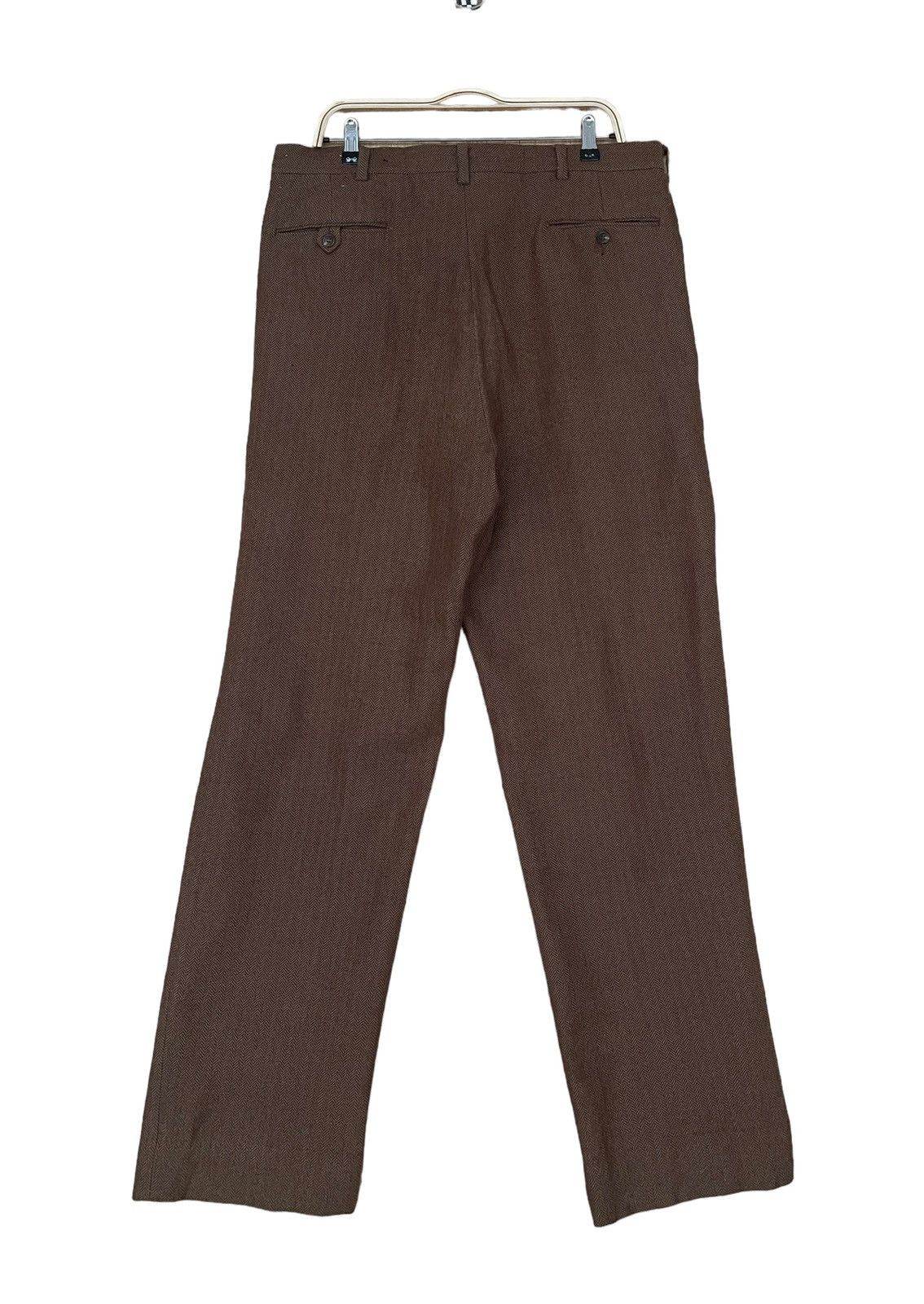 Vintage Vintage Brand Polo Ralph Lauren 100% Wool Pants 1980s Size US 36 / EU 52 - 2 Thumbnail