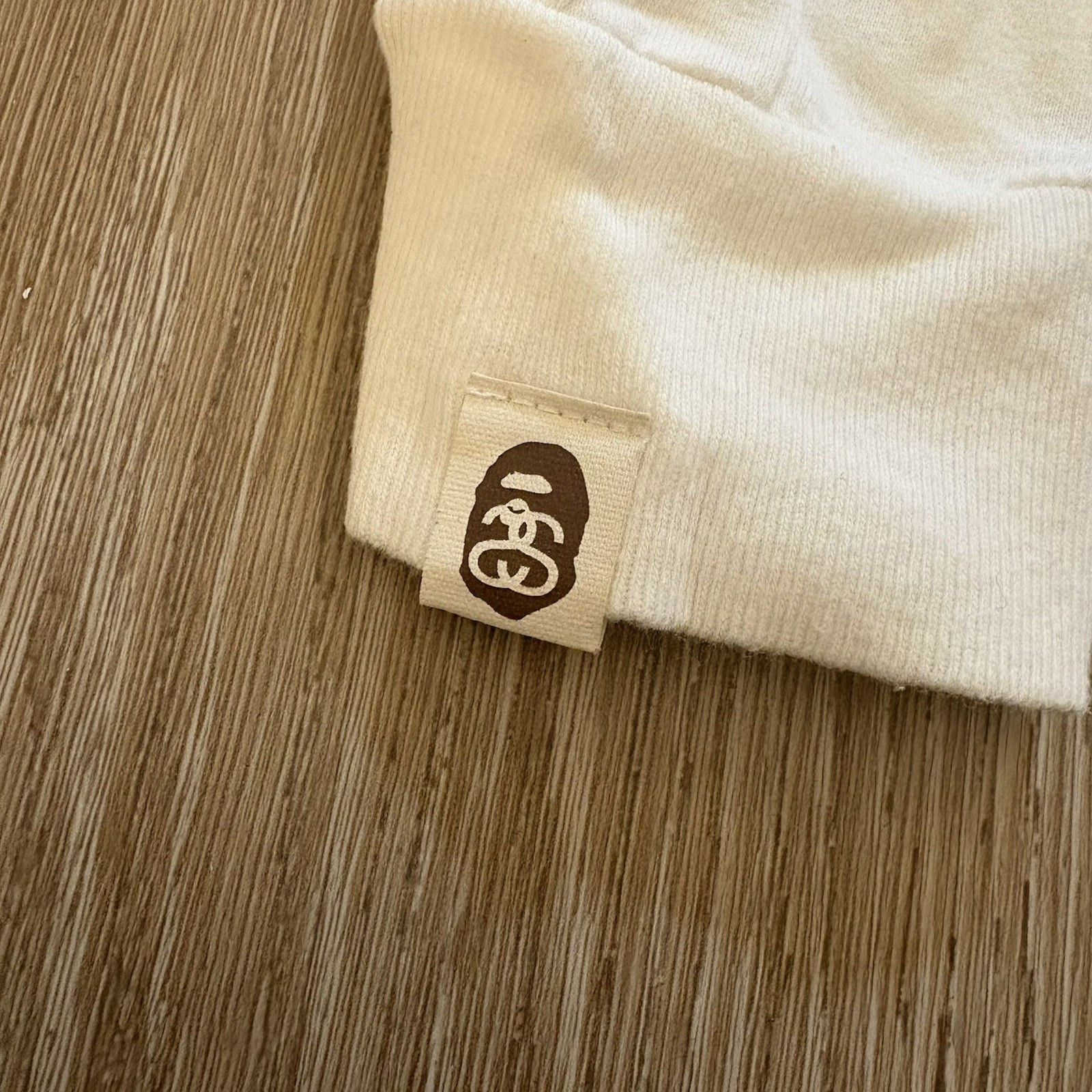 Bape 0029 Bape X Stussy Logos L/S Tee White Medium Size US M / EU 48-50 / 2 - 5 Thumbnail