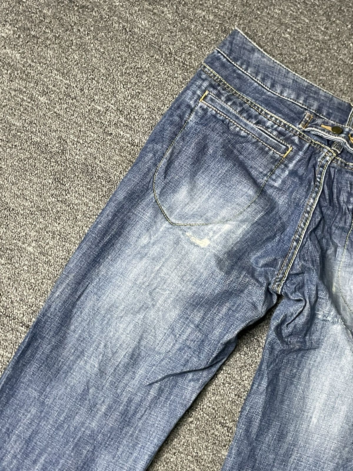 Japanese Brand × Vintage NUSY JEANS Brand Ripped Distressed Denim (83) Size US 32 / EU 48 - 16 Thumbnail