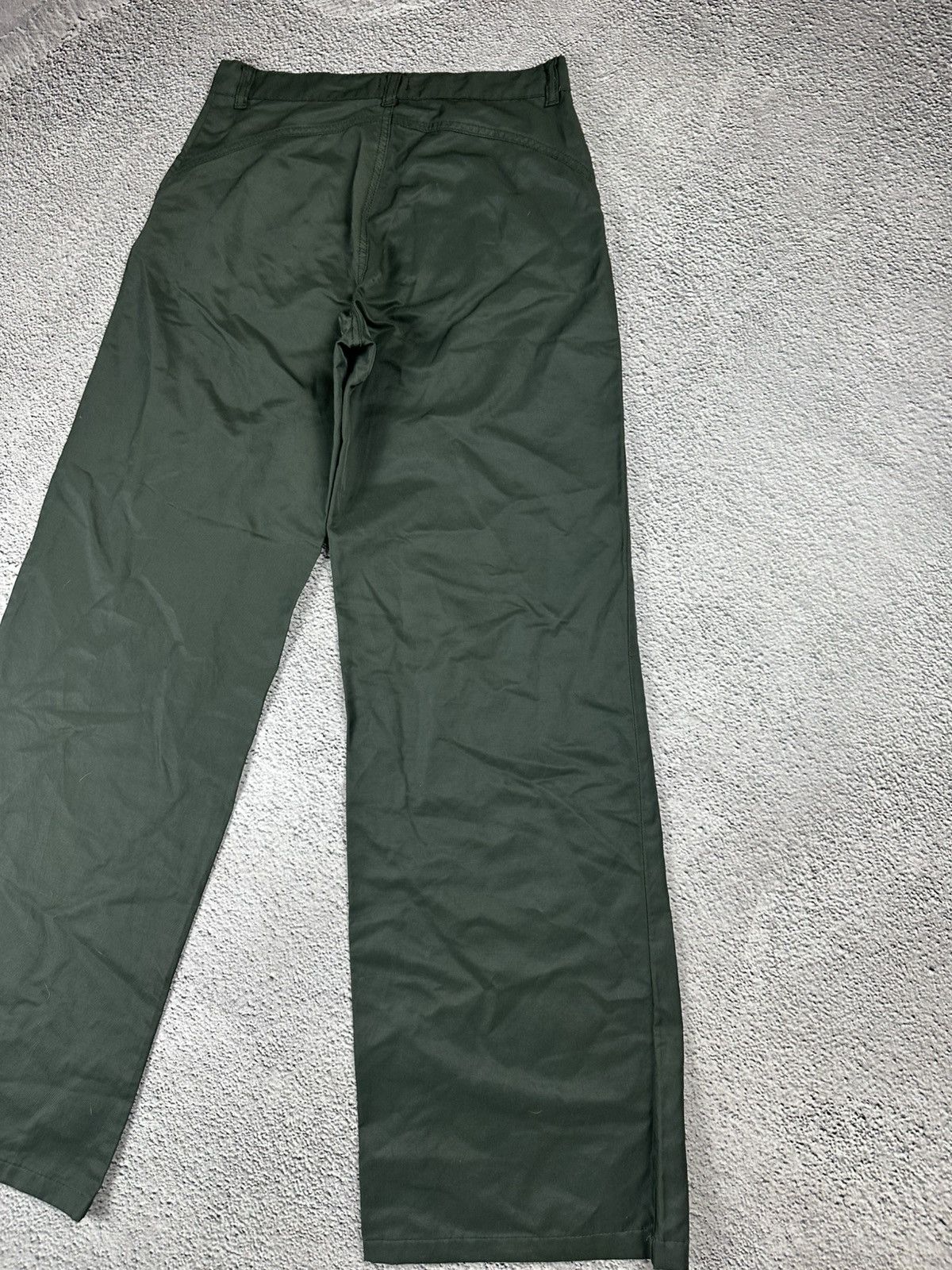 Diesel Diesel Woman’s Green Straight Leg Pants Baggy Japan Style Size 26" / US 2 / IT 38 - 11 Thumbnail