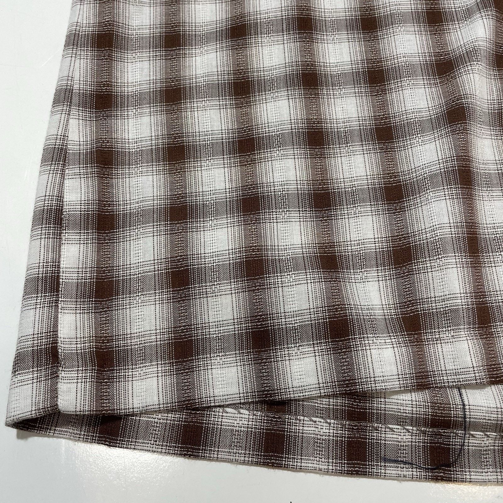 Trafalgar VTG 70s Triumph of California Shirt Mens L Brown Checks Camp Size US L / EU 52-54 / 3 - 3 Thumbnail