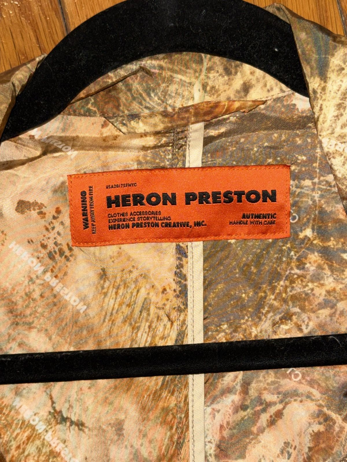 Designer × Heron Preston Heron Preston Camouflage Jacket Size US S / EU 44-46 / 1 - 6 Thumbnail