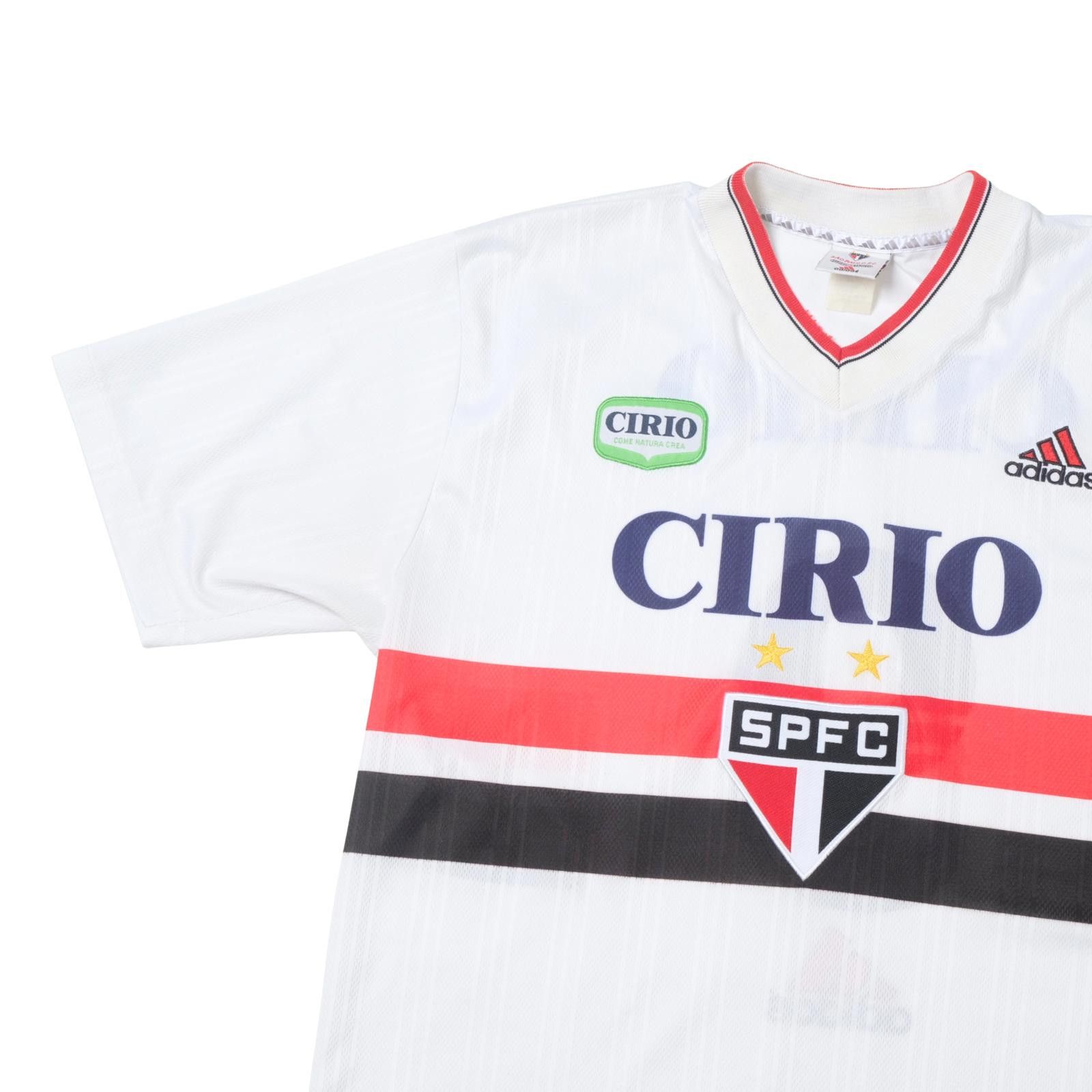 Adidas 1998 Sao Paulo Home Shirt Brazil (L) Size US L / EU 52-54 / 3 - 3 Thumbnail