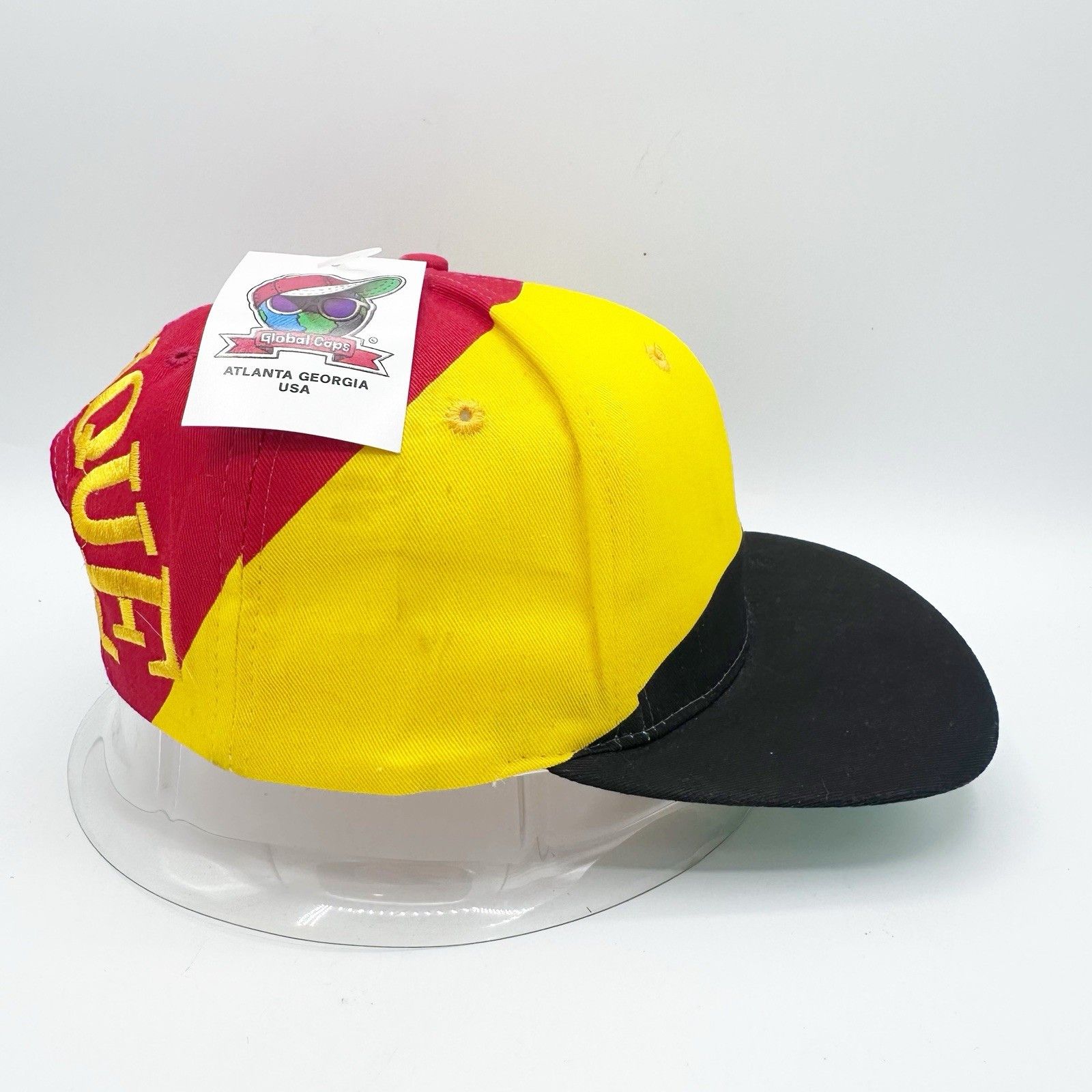 Vintage Vintage 1994 BELGIUM Flag Belgique Snapback Hat World Cup Size ONE SIZE - 3 Thumbnail