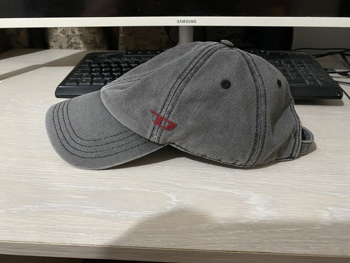 Diesel Diesel washed black cap Size ONE SIZE - 1 Thumbnail
