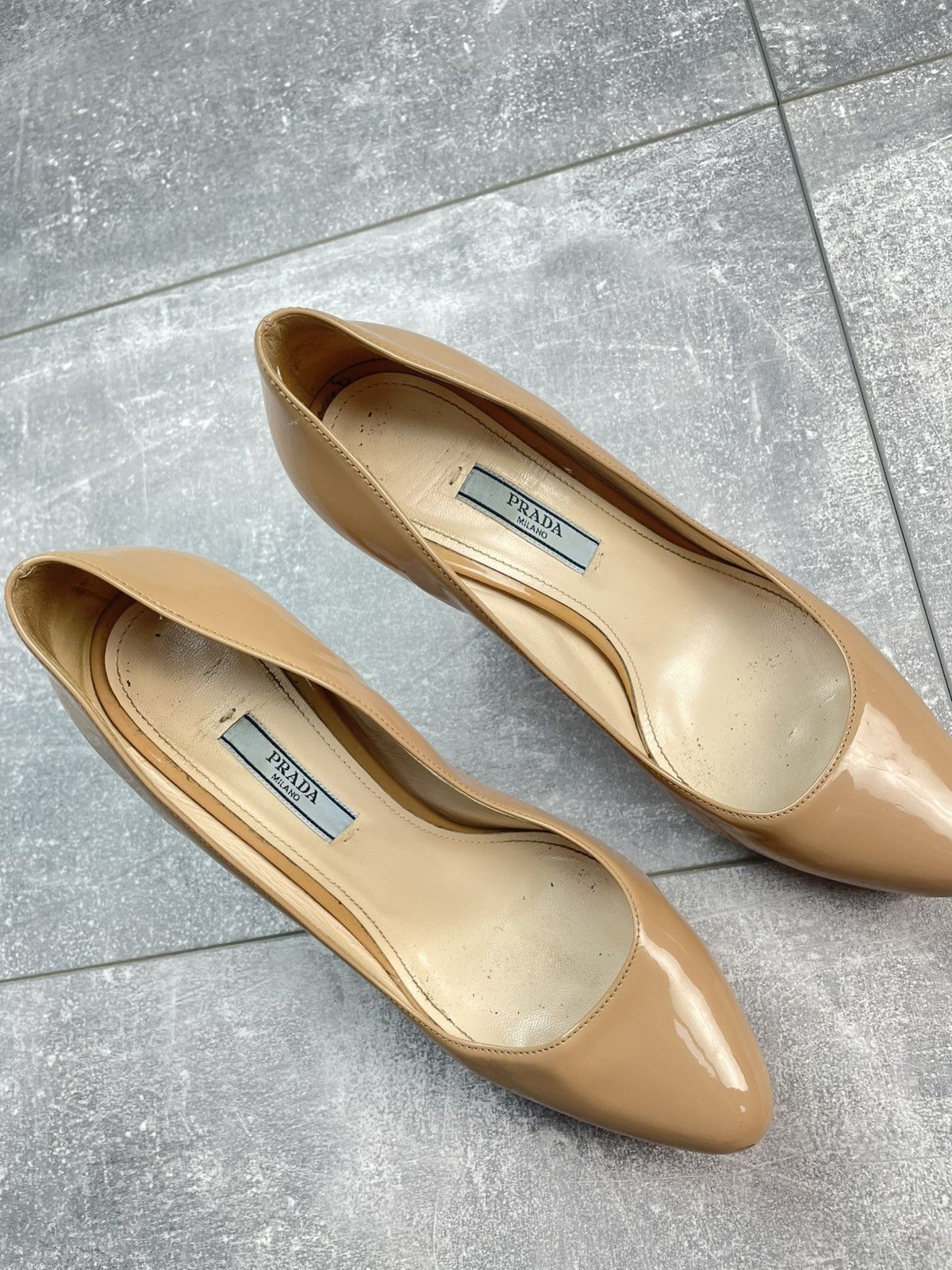 Prada Prada Patent Leather Heels Size US 6 / IT 36 - 8 Thumbnail