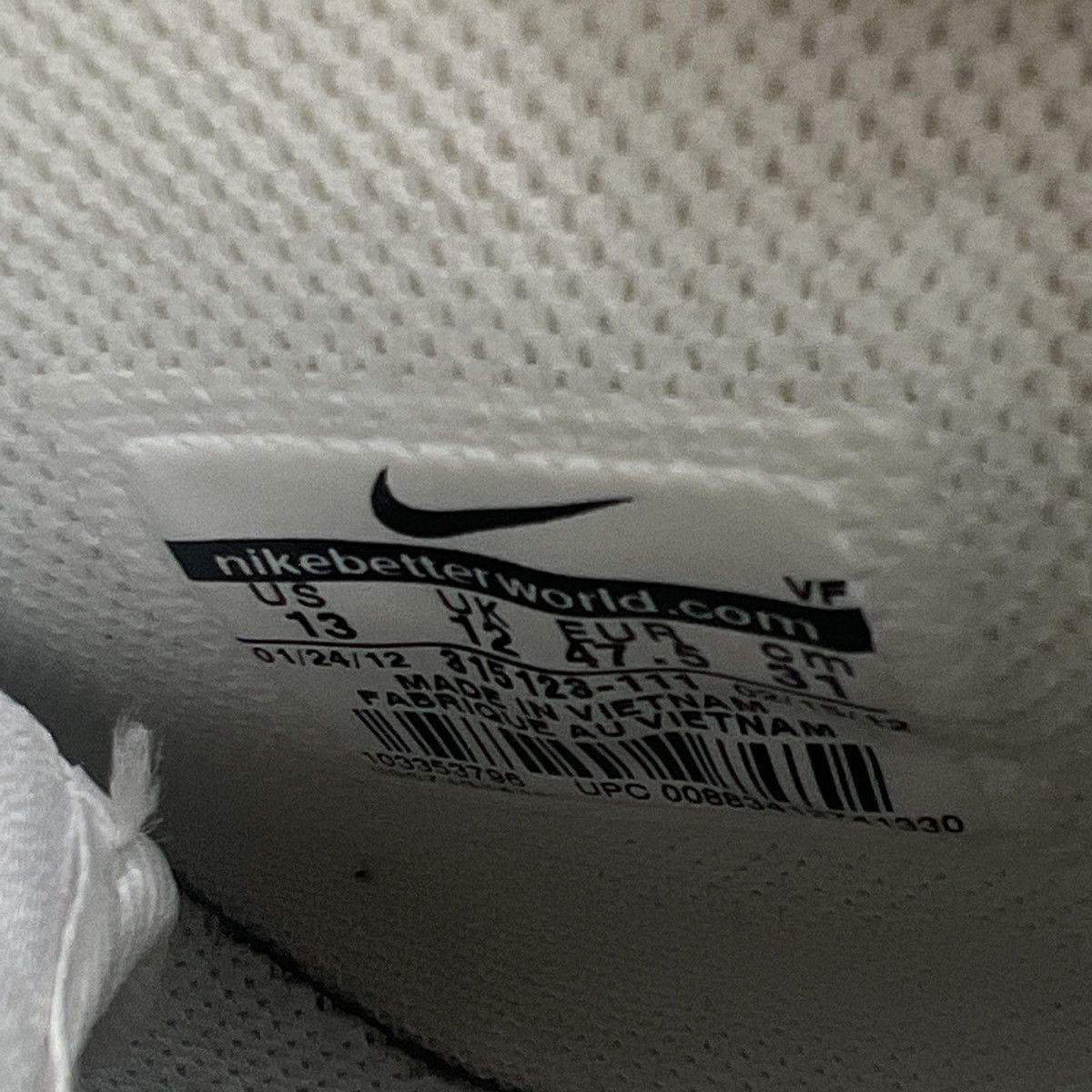 Nike Air Force 1 mid 07 white Size US 13 / EU 46 - 8 Thumbnail