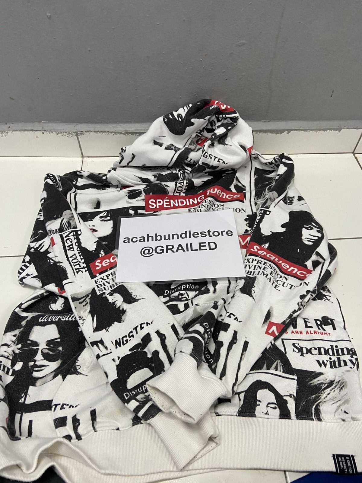 Japanese Brand B ONE SOUL FULLPRINT HYSTERIC GIRL STYLE PULLOVER HOODIE Size US M / EU 48-50 / 2 - 15 Thumbnail