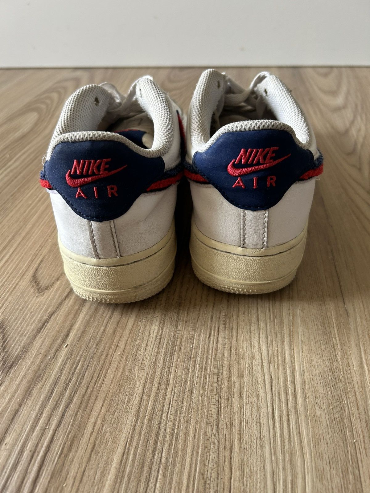 Nike Nike AF1 Chenille White Size US 7.5 / IT 37.5 - 5 Thumbnail