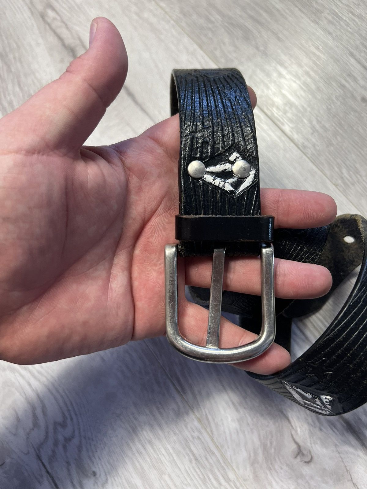 Volcom Vintage Volcom Leather Belt Monogram Logo Sk8 Skateboarding Size ONE SIZE - 6 Thumbnail