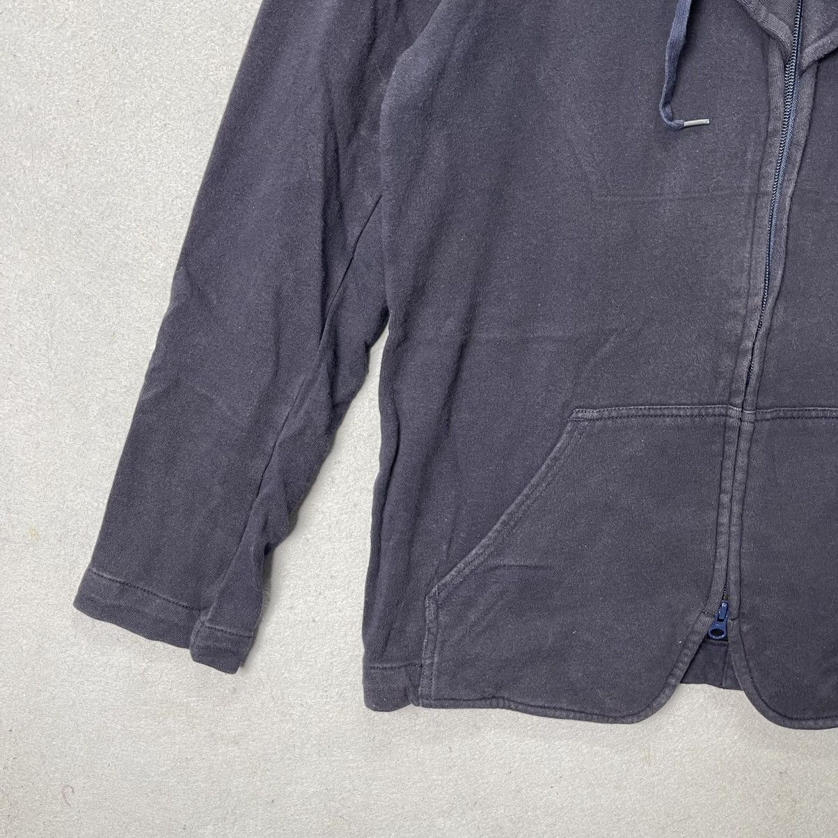 mercibeaucoup MerciBeaucoup Zip Hoodie – Navy Minimal Pocket Design Size M / US 6-8 / IT 42-44 - 5 Thumbnail