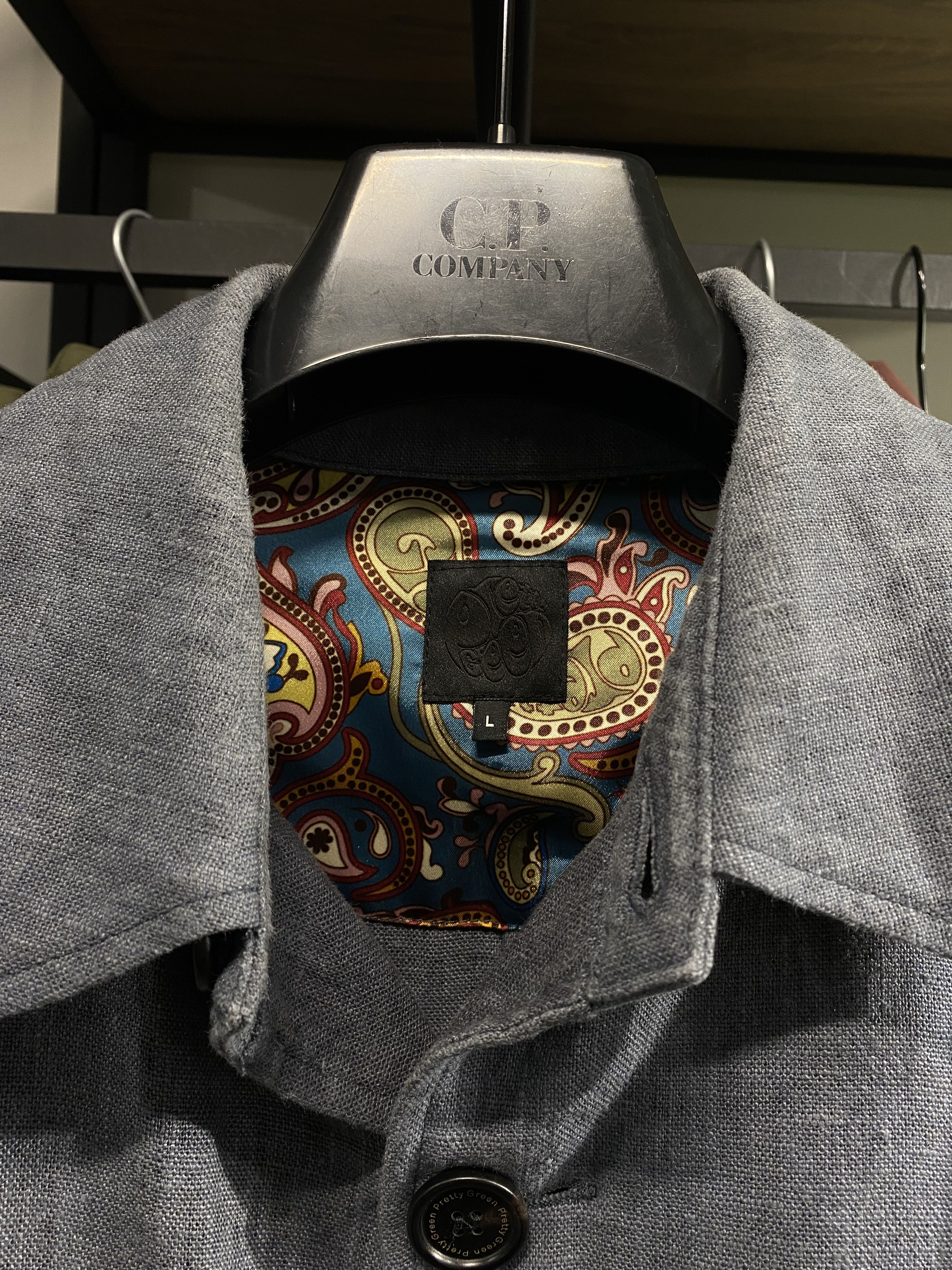 Pretty Green Pretty Green linen Safari Garment dye overshirt Jacket Size US L / EU 52-54 / 3 - 6 Thumbnail
