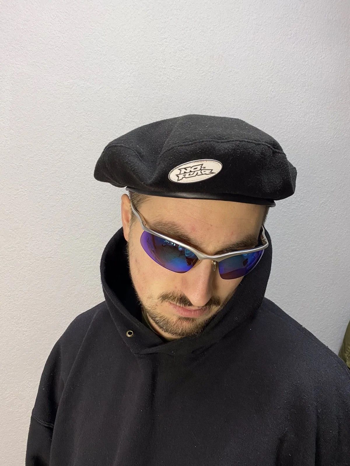 No Fear Vintage rap No Fear beret cadet hat cap Size ONE SIZE - 2 Thumbnail