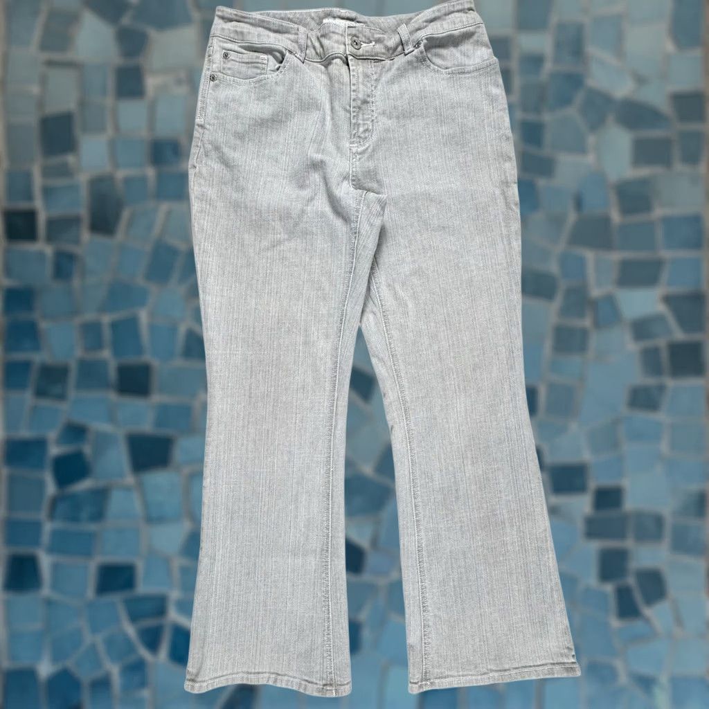 Vintage VINTAGE Chico's Jeans Womens 31x28 Bootcut Midrise Silver Y2K Cowboy Southwestern 5-Pocket Mens Womens Girls Size 24" / US 00 / IT 34 - 1 Thumbnail