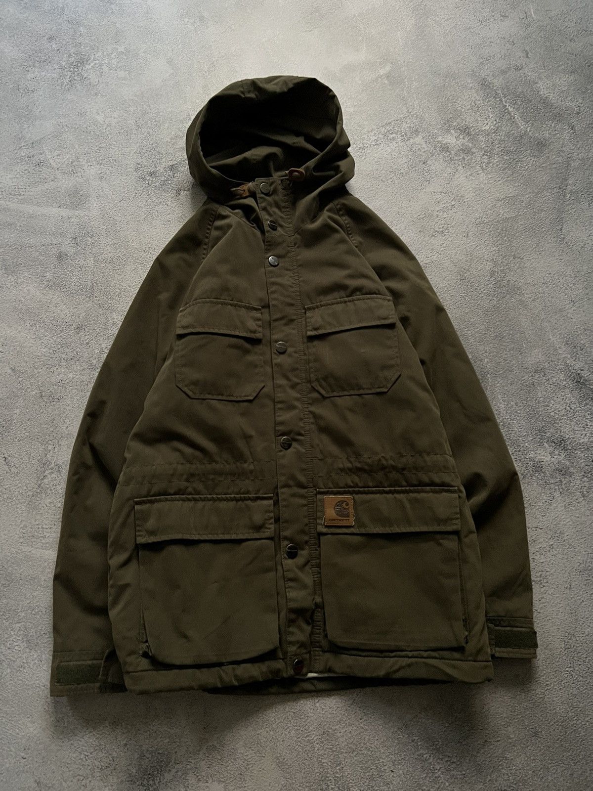 Carhartt Vintage Y2k Carhartt Wip Mosley Multi Pocket Jacket Olive 0s Size US S / EU 44-46 / 1 - 3 Thumbnail