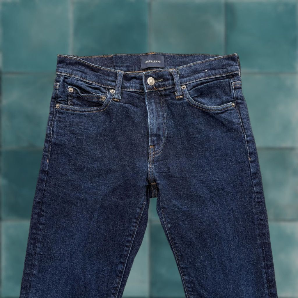 J.Crew J.CREW 484 Slim Taper Jeans Mens 29x30 Blue Dark Wash Stretch Denim Kurabo Shirt? Size US 29 - 1 Thumbnail