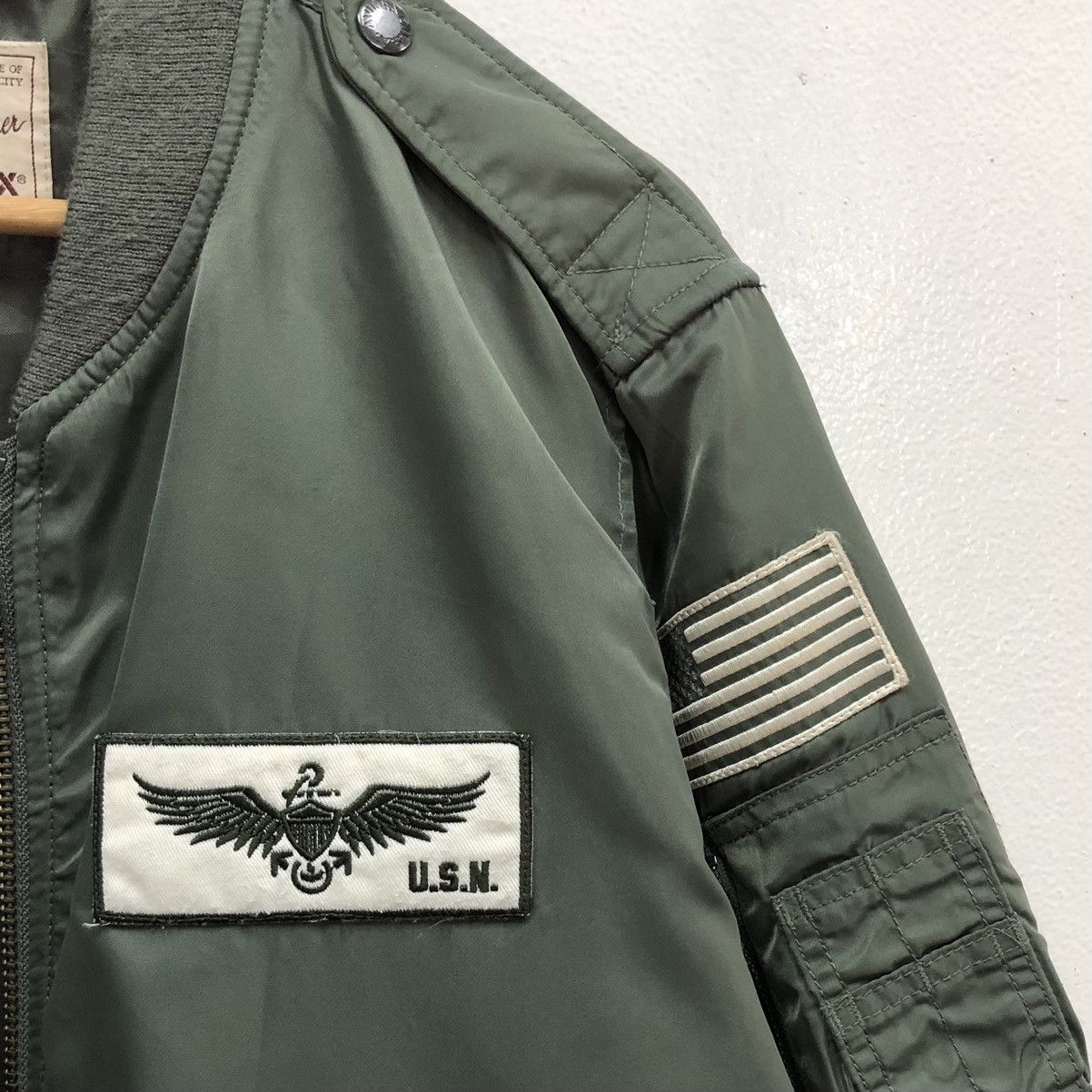 Avirex AVIREX L-2B TOMCAT Ma-1 Flight Bomber Jacket Size US XL / EU 56 / 4 - 6 Thumbnail