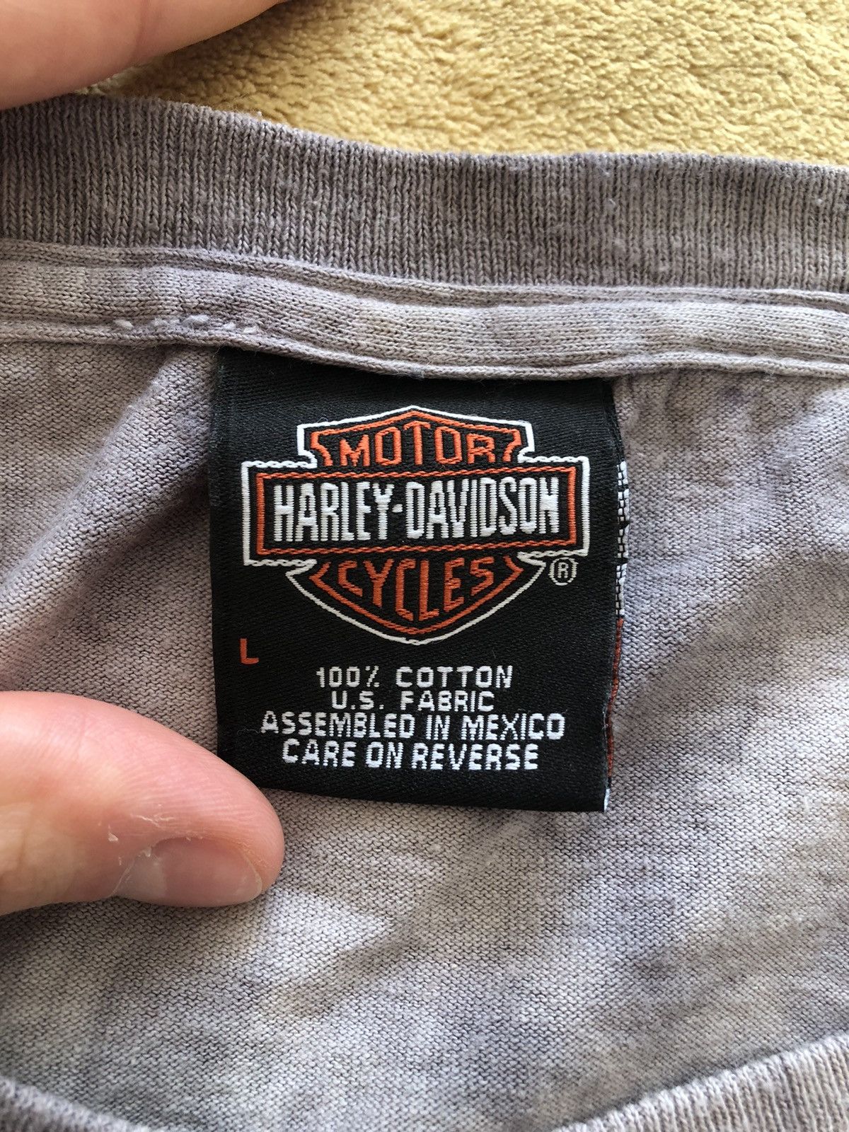 Harley Davidson × Vintage RARE VINTAGE HARLEY DAVIDSON MOTORCYCLES TEE SHIRT Size US L / EU 52-54 / 3 - 3 Thumbnail
