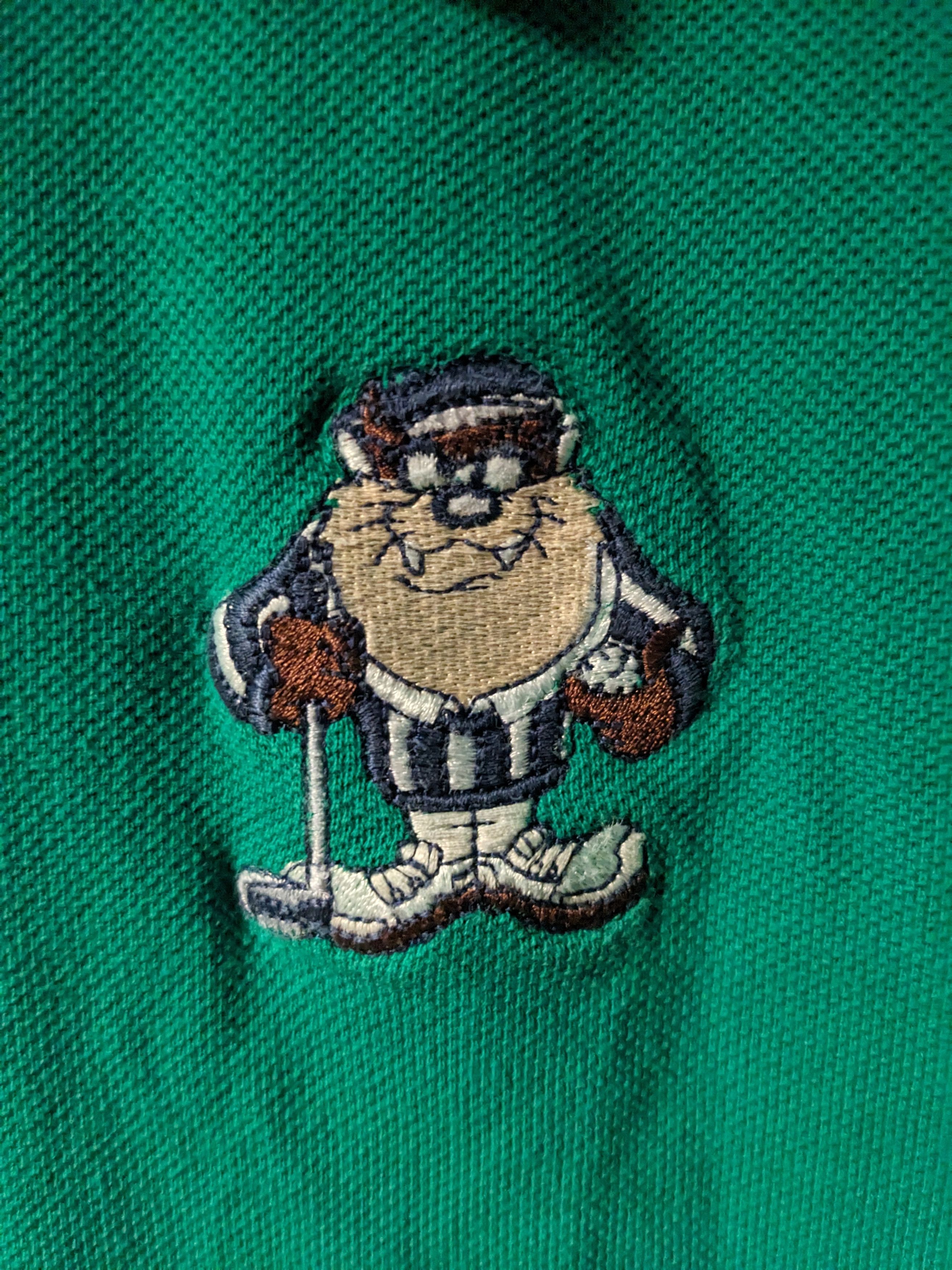 Cartoon Network × Vintage Vintage 90s Taz Looney Tunes Golf Sports Large Polo Shirt Size US L / EU 52-54 / 3 - 2 Thumbnail