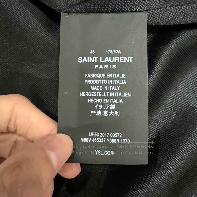 Saint Laurent Paris Saint Laurent Paris Double Layer Knit Wool Coat Size US S / EU 44-46 / 1 - 5 Thumbnail