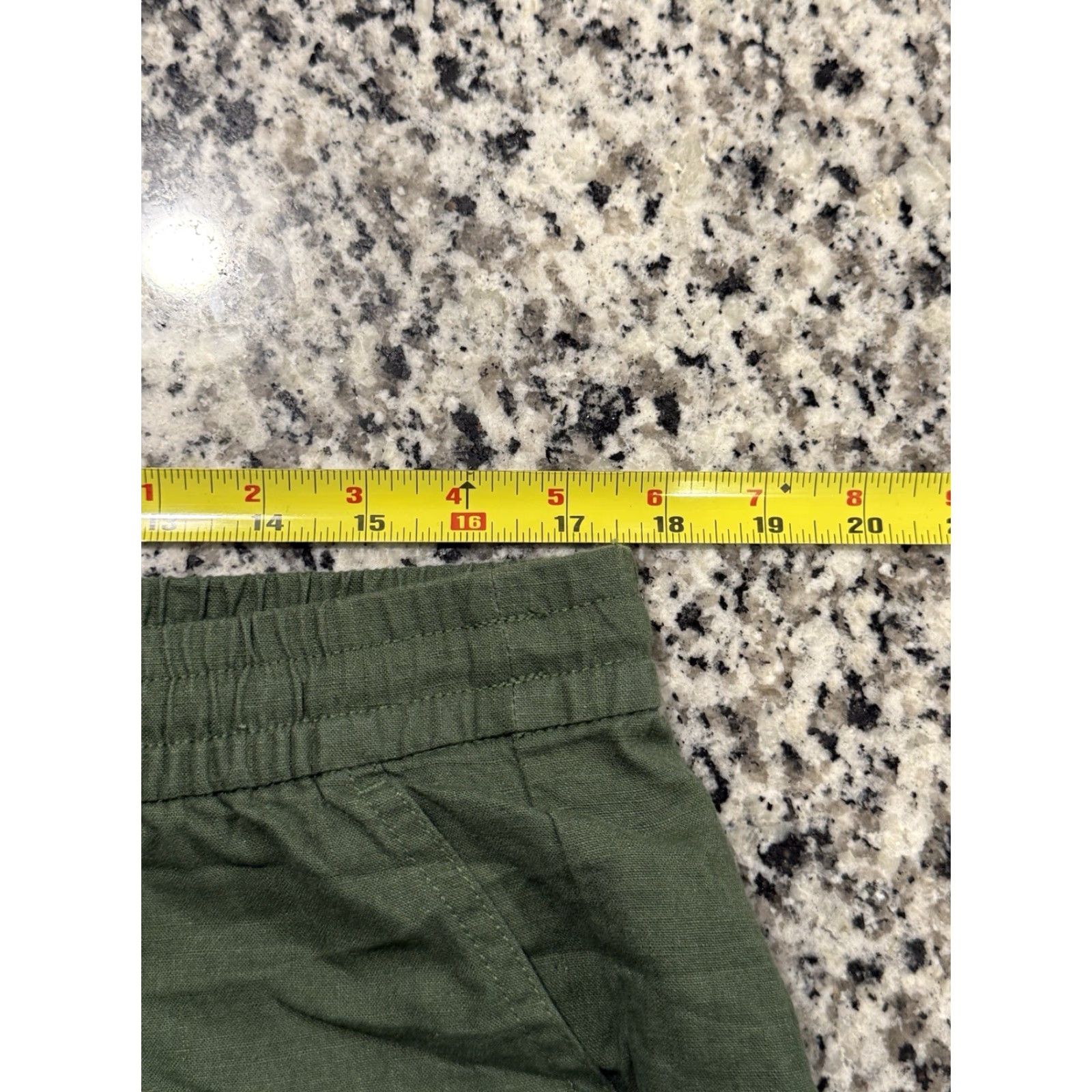 J.Crew J.CREW Seaside Pants Linen Lyocell Blend Tie Waist Green Womens Adult L 26in Inseam 35in Waist Lounge Size 36" / US 14 / IT 50 - 2 Thumbnail
