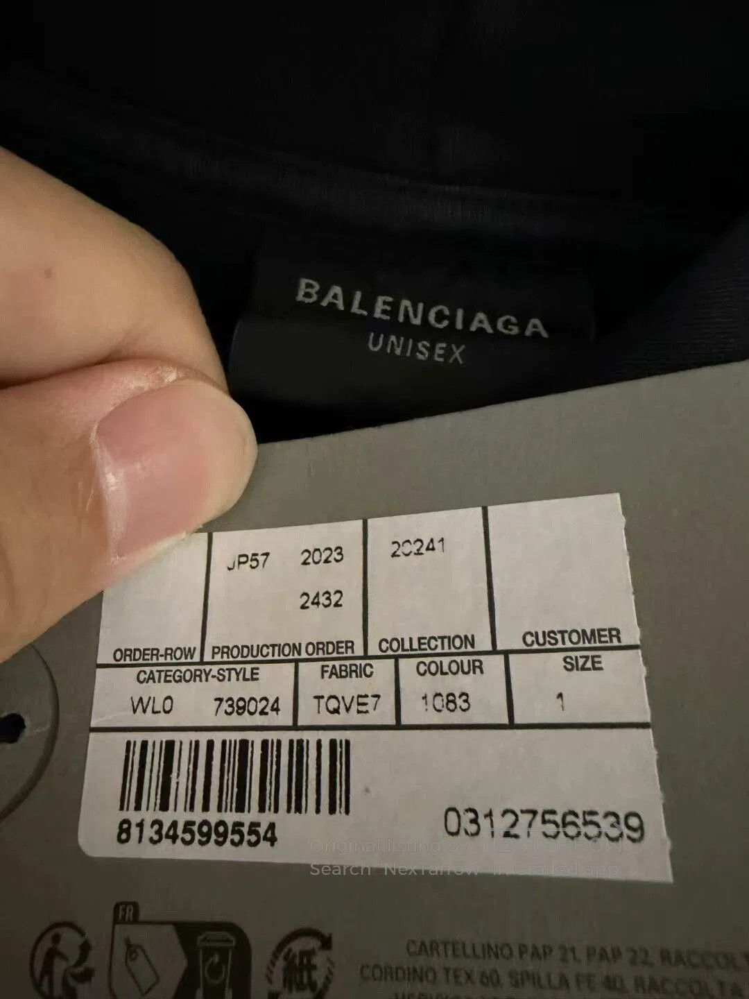Balenciaga balenciaga diamond print hoodie with hood. Size US S / EU 44-46 / 1 - 3 Thumbnail