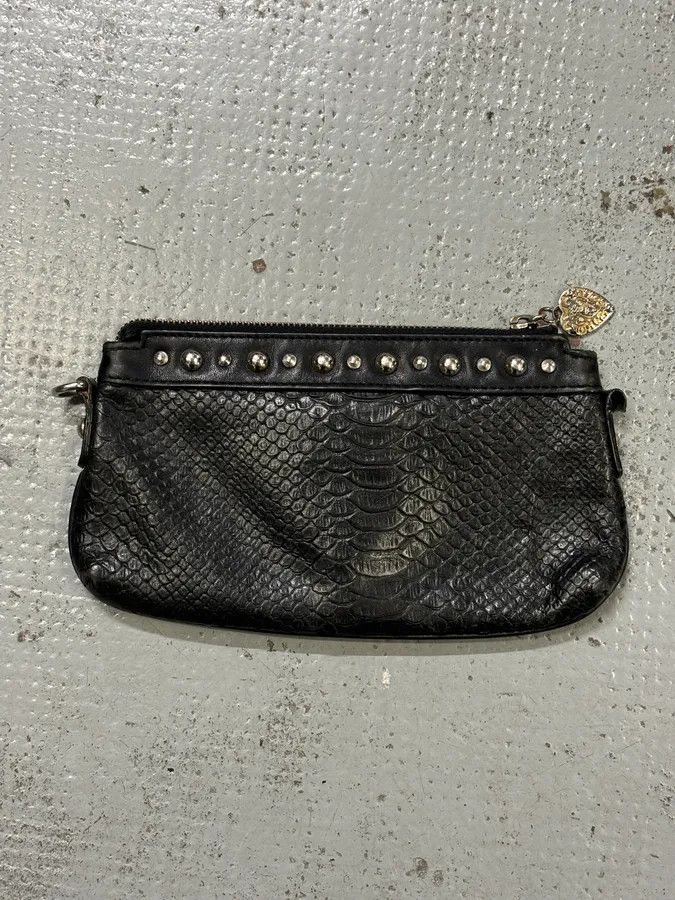 Gucci AW2007 Gucci Black Python Leather Studded Heart Bag by Frida Giannini Size ONE SIZE - 8 Thumbnail