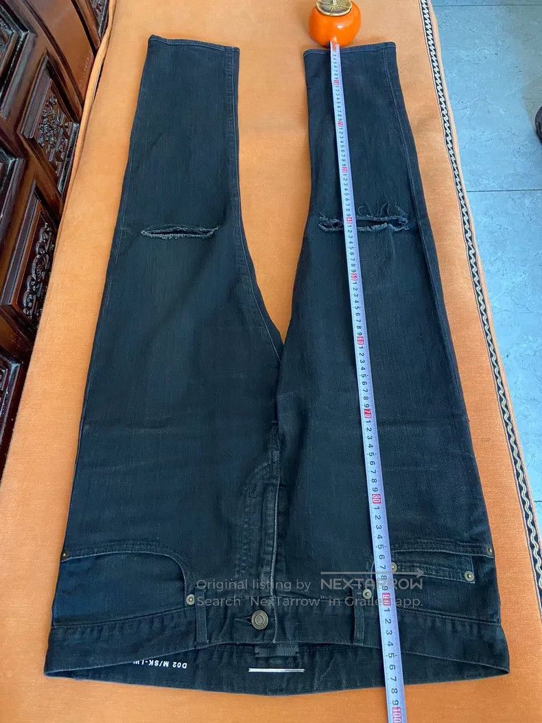 Saint Laurent Paris Saint Laurent Paris Double knee-damaged denim pants, size Size US 32 / EU 48 - 4 Thumbnail
