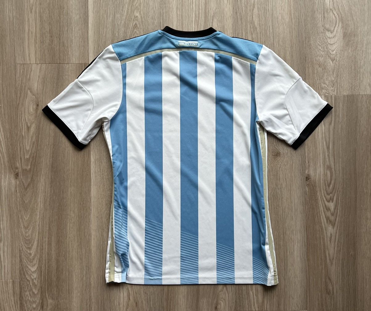 Adidas × Vintage Adidas 2014 Home Argentina Soccer T-Shirt Football Jersey Size US M / EU 48-50 / 2 - 11 Thumbnail