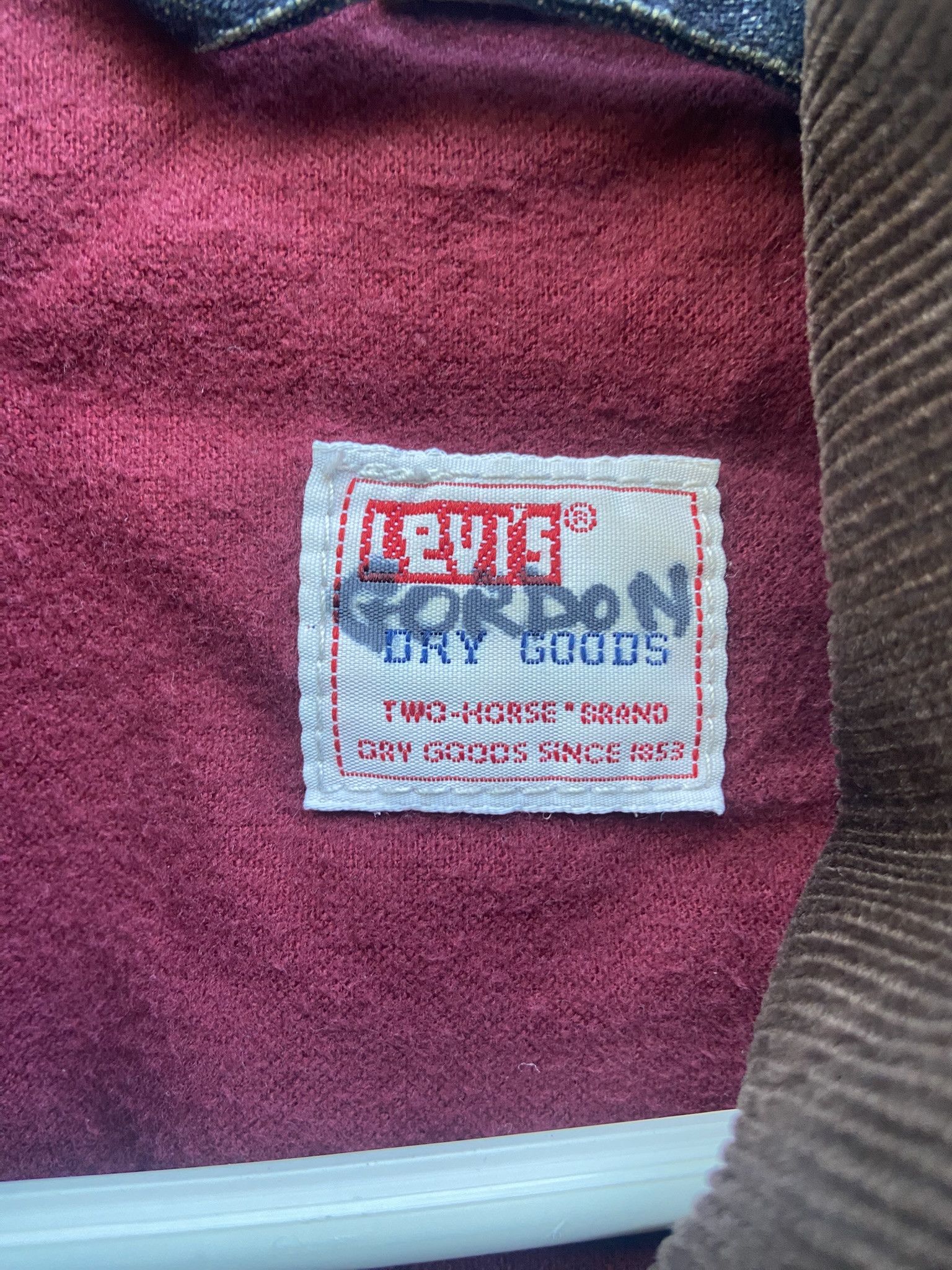 Levi's Vintage LEVIS Jean Jacket Men Large L Denim Chore Corduroy Size US L / EU 52-54 / 3 - 2 Thumbnail