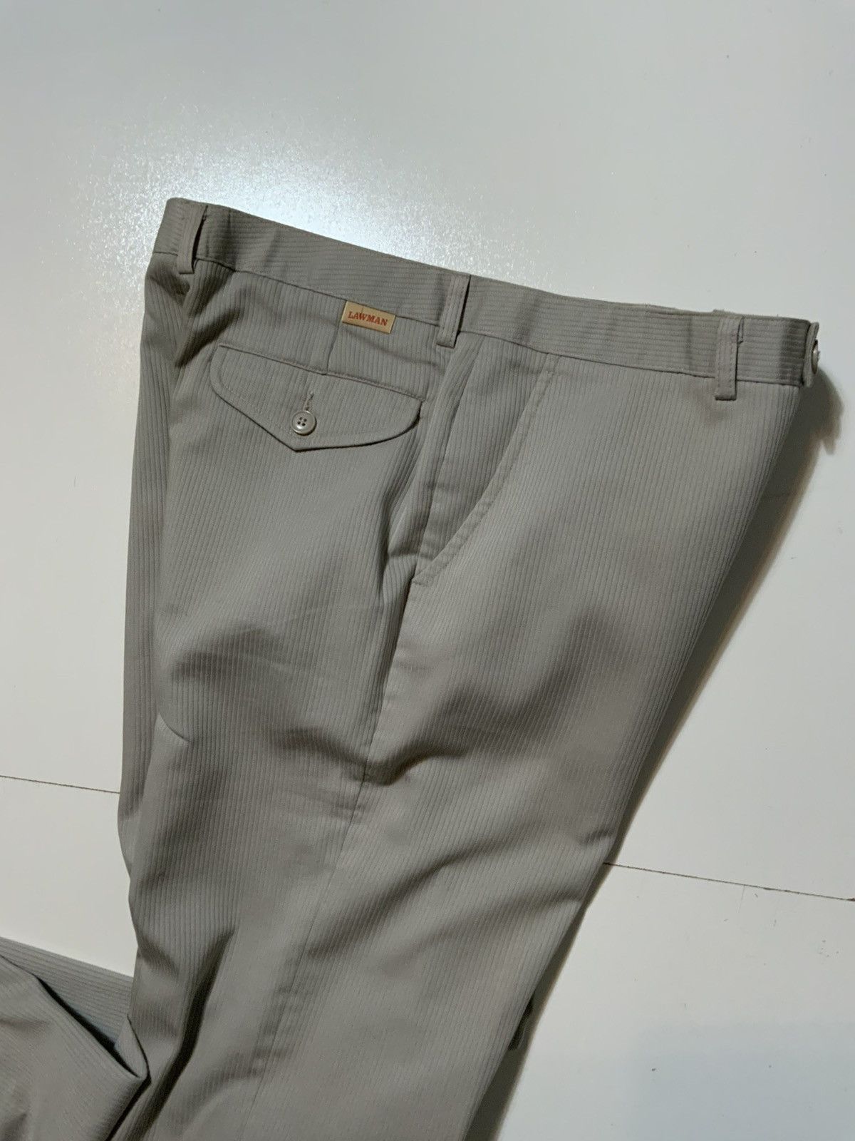 Vintage Vintage 70s LAWMAN Action Is Flare Western Wide Leg Pants Size US 32 / EU 48 - 9 Thumbnail