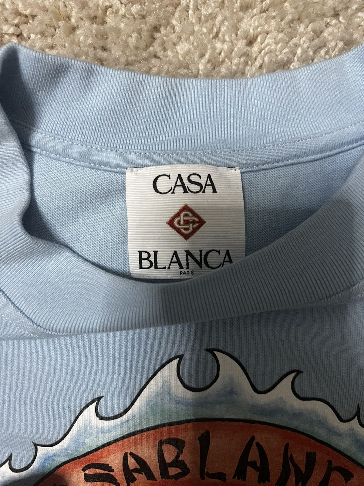 Casablanca CASA WAY SKATE DOUBLE LAYER T-SHIRT Size US S / EU 44-46 / 1 - 2 Thumbnail