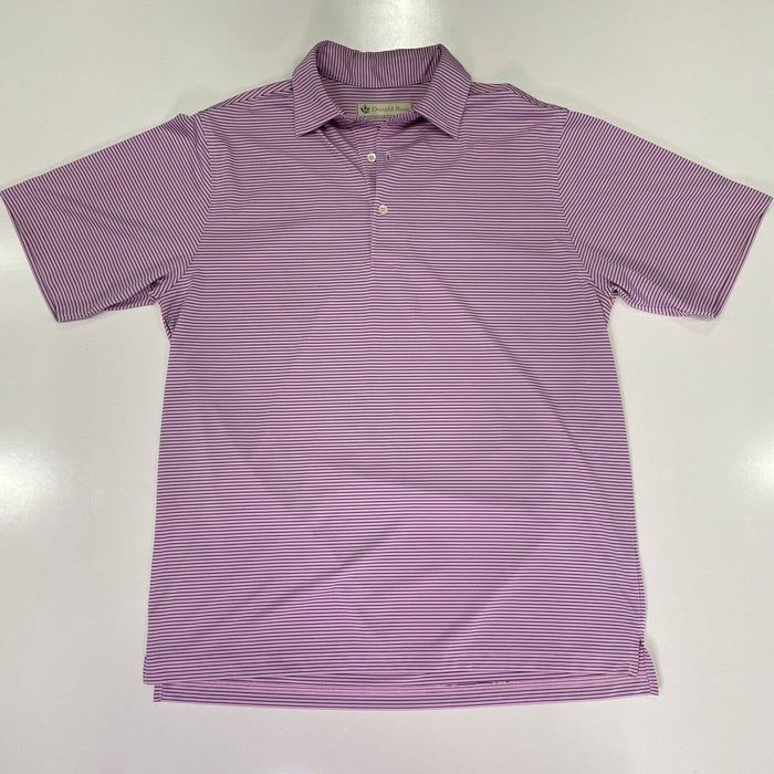 Donald Ross Donald Ross Men’s Pink Blue Striped Polo Shirt Golf Size M Grailed