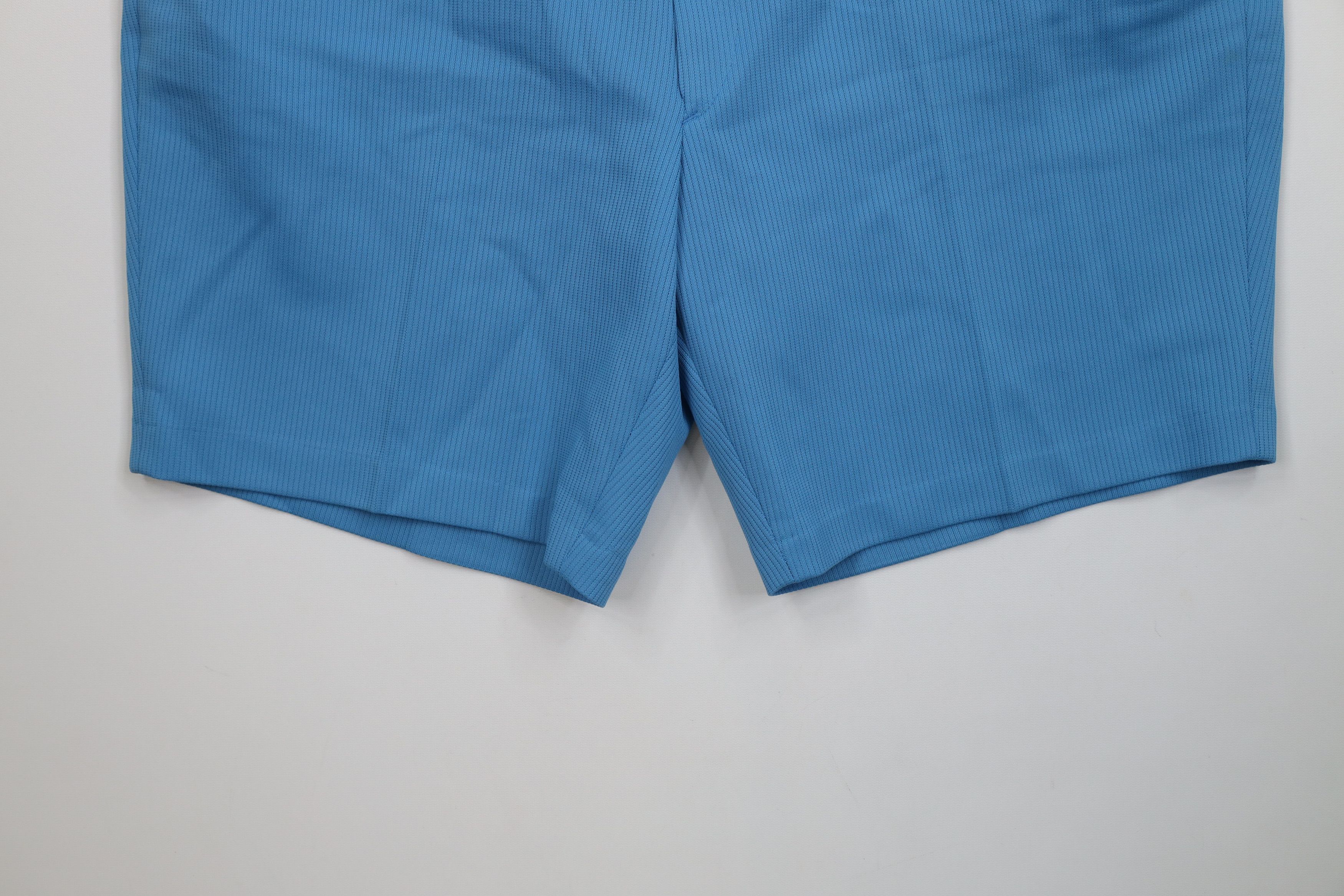 Vintage Deadstock Vintage 70s Streetwear Above Knee Shorts Blue USA Size US 38 / EU 54 - 4 Thumbnail