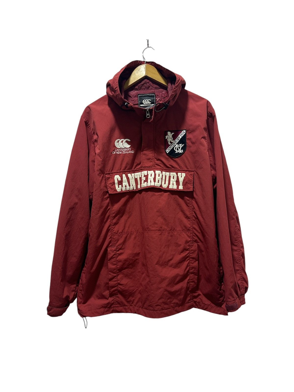Vintage Canterburry Anorak Jacket With Hoodie Design