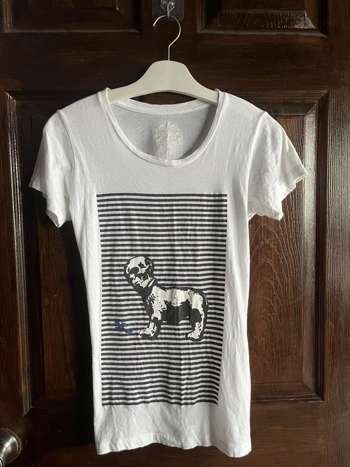 トップス CHROME HEARTS foti skull dog bolder Tee CHROME HEARTS