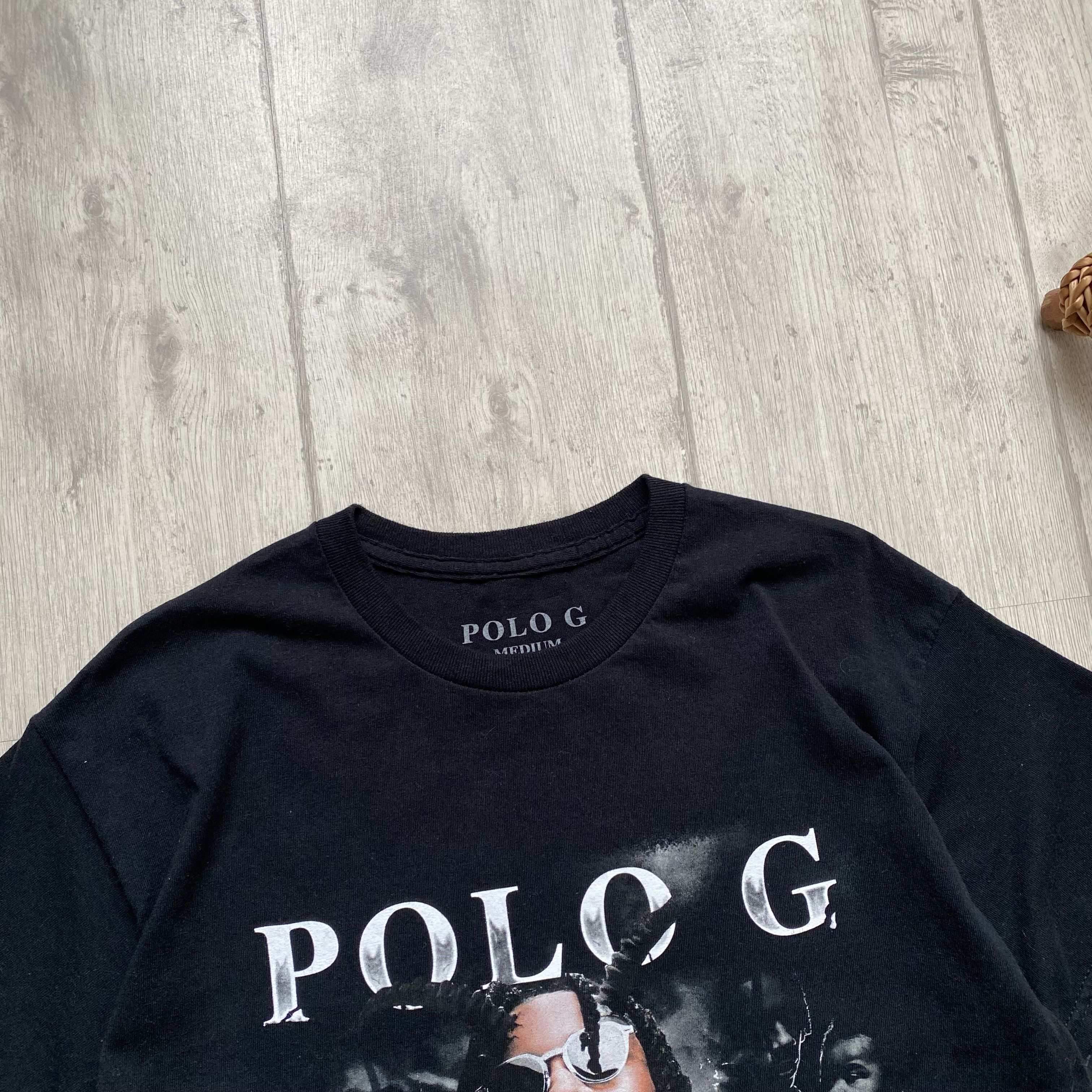 Band Tees 🎙️ Polo G Official Merch The Goat Graphic Rap Tee Size US M / EU 48-50 / 2 - 3 Thumbnail