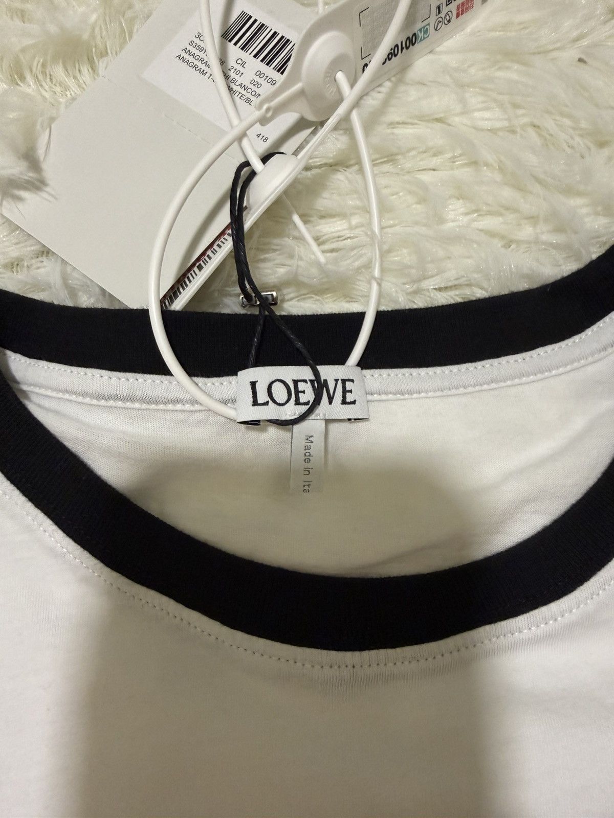 Loewe Loewe white t shirt Size S / US 4 / IT 40 - 3 Thumbnail