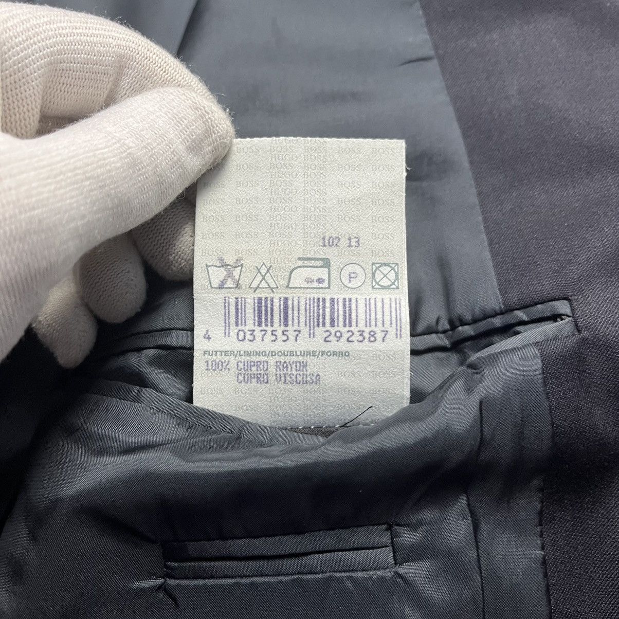 Hugo Boss Hugo Boss Da Vinci Lucca Black Wool Blazer Jacket Luxury Size 42L - 7 Thumbnail
